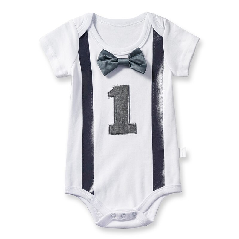 Cakesmash outfit kleding jongen - zwart